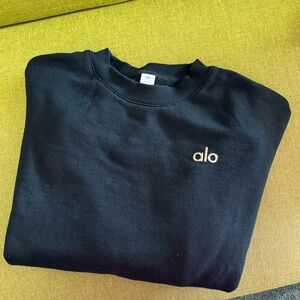 ALO black Accolade Crewneck
